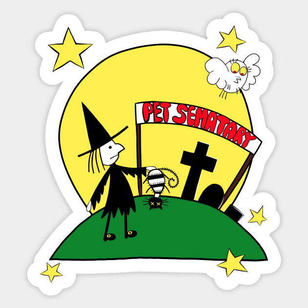 Sometimes dead is better, Meg. Sticker by EstrangedShop